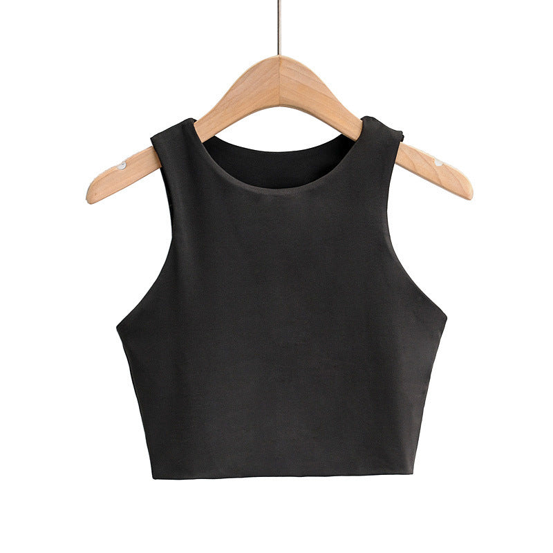 Women's Sexy Suspenders Casual Type Navel Bottoming Tops