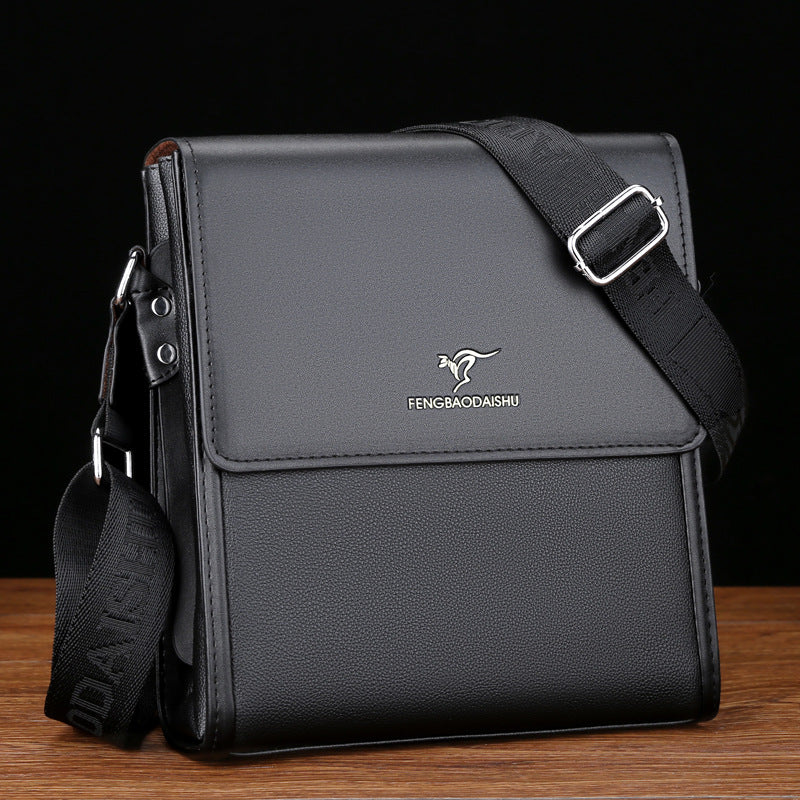 Men's Single Large Capacity Business Horizontal Vertical Men's Shoulder Bags