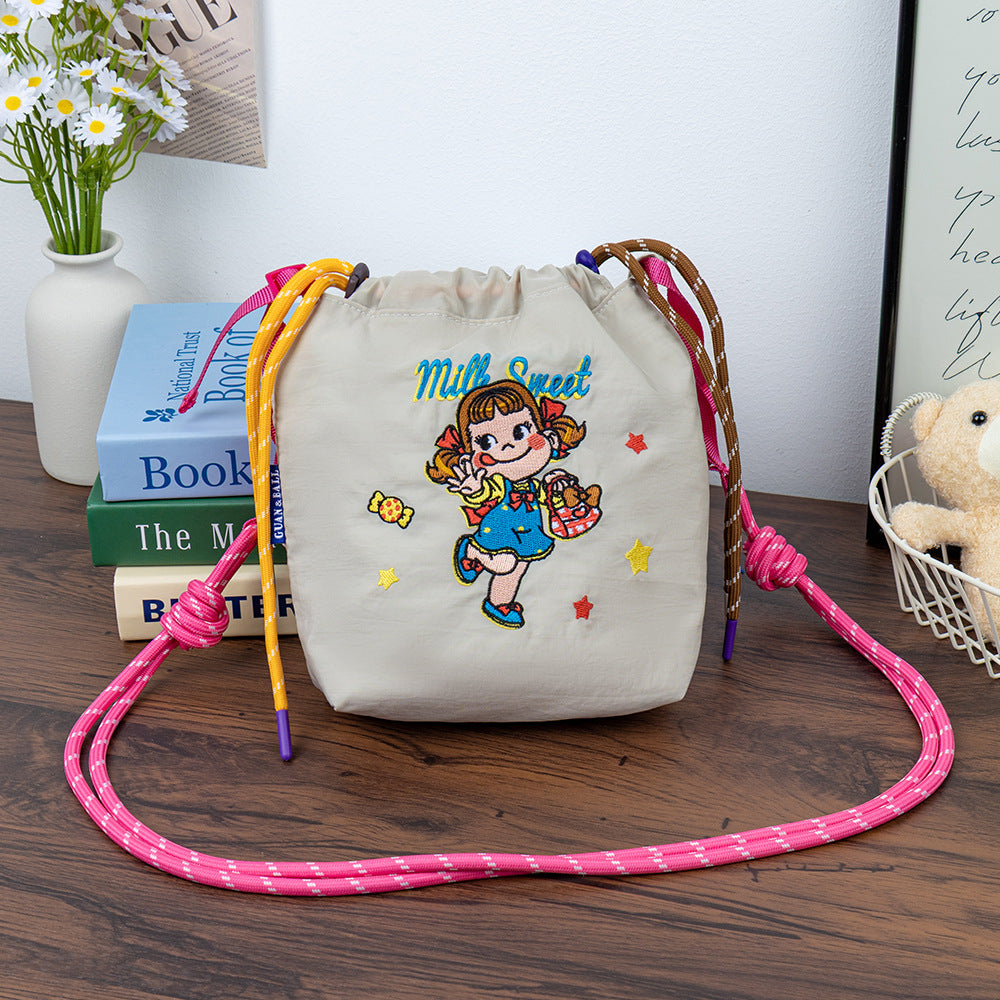 Western Style Lightweight Vertical Mobile Cloth Korean Simple Ten Thousand Women's Handbag