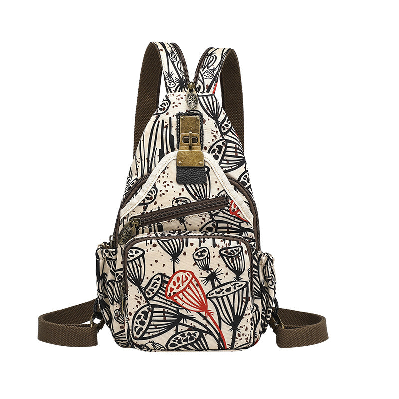 Women's Korean Style Leisure Fashion Double Waist Packs