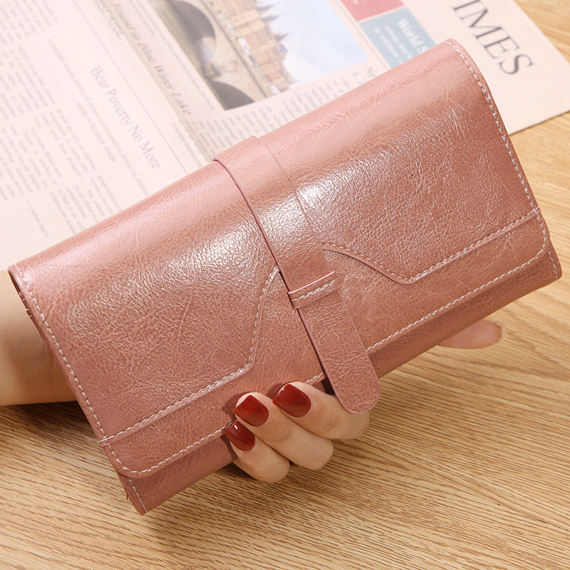 Women's Oil Wax Skin Large Capacity Multiple Slots Genuine Leather Bags