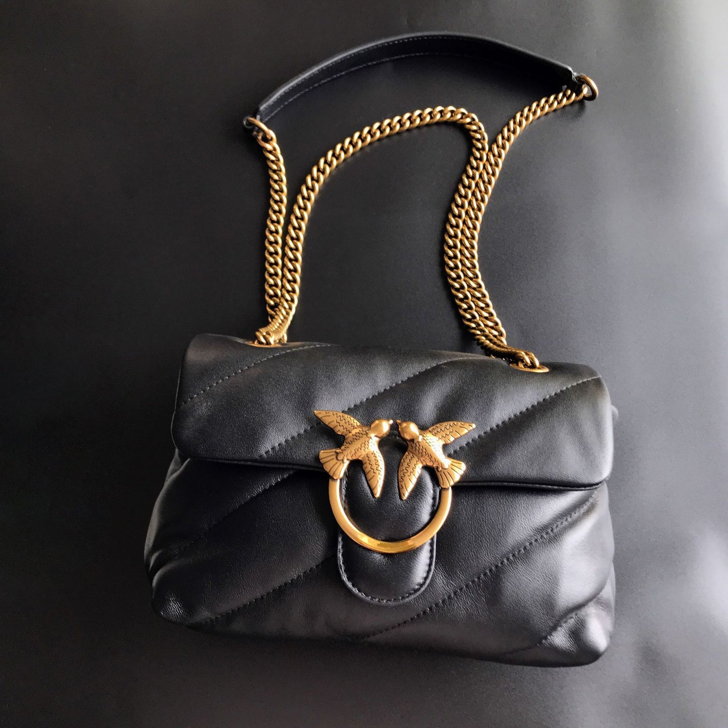 Women's High Quality Sheepskin Puff Pillow Chain Shoulder Bags