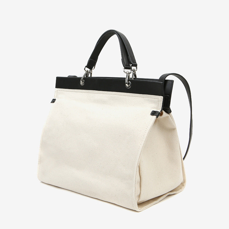 Pretty Men's Versatile Style Boys Canvas Men's Shoulder Bags