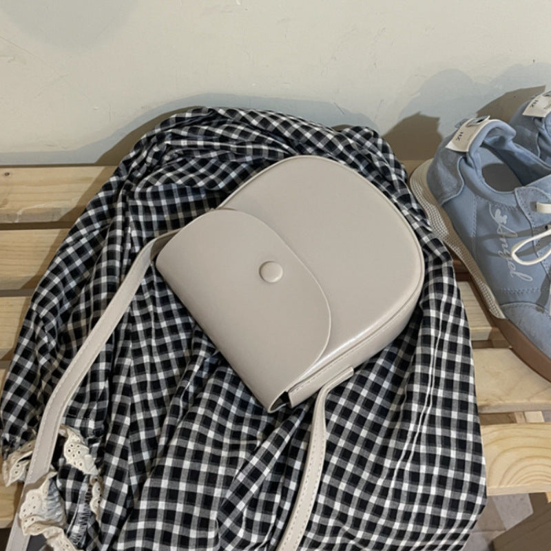 Women's Summer Candy Color Saddle Simple Fashion Lightweight Mobile Women's Messenger Bag
