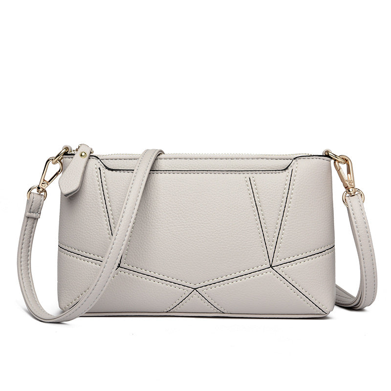 Women's Fashion Mom Clutch Texture Soft Leather Women's Messenger Bag