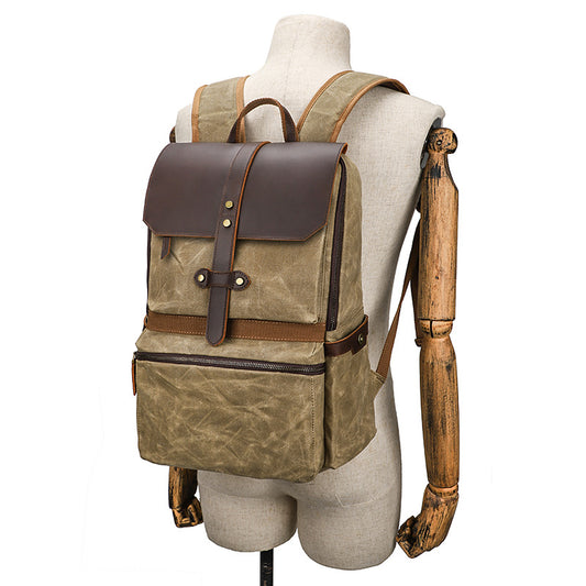 Men's High-grade Retro Commuter Computer Large Capacity Backpacks