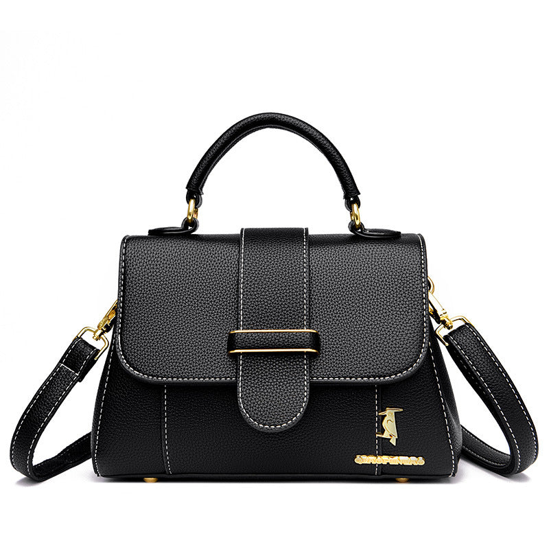 Leather For Woman Temperament Wild Mom Crossbody Bags