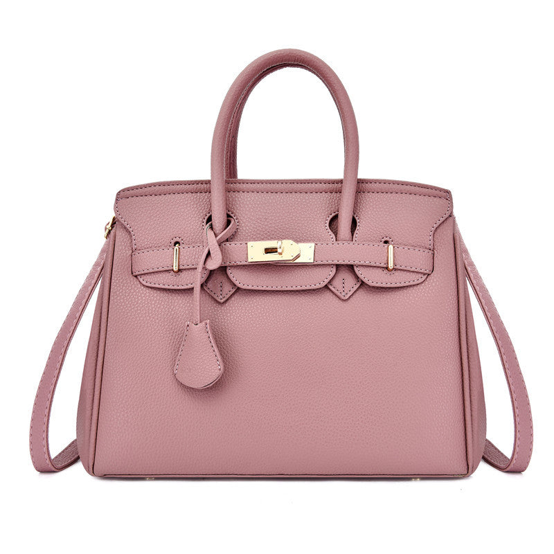 Women's Durable Simple Solid Color Fashion Handbags