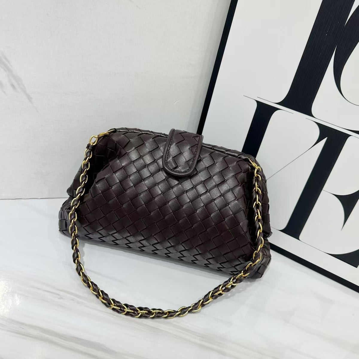 Woven Underarm Cloud Pleated Light Luxury Bags