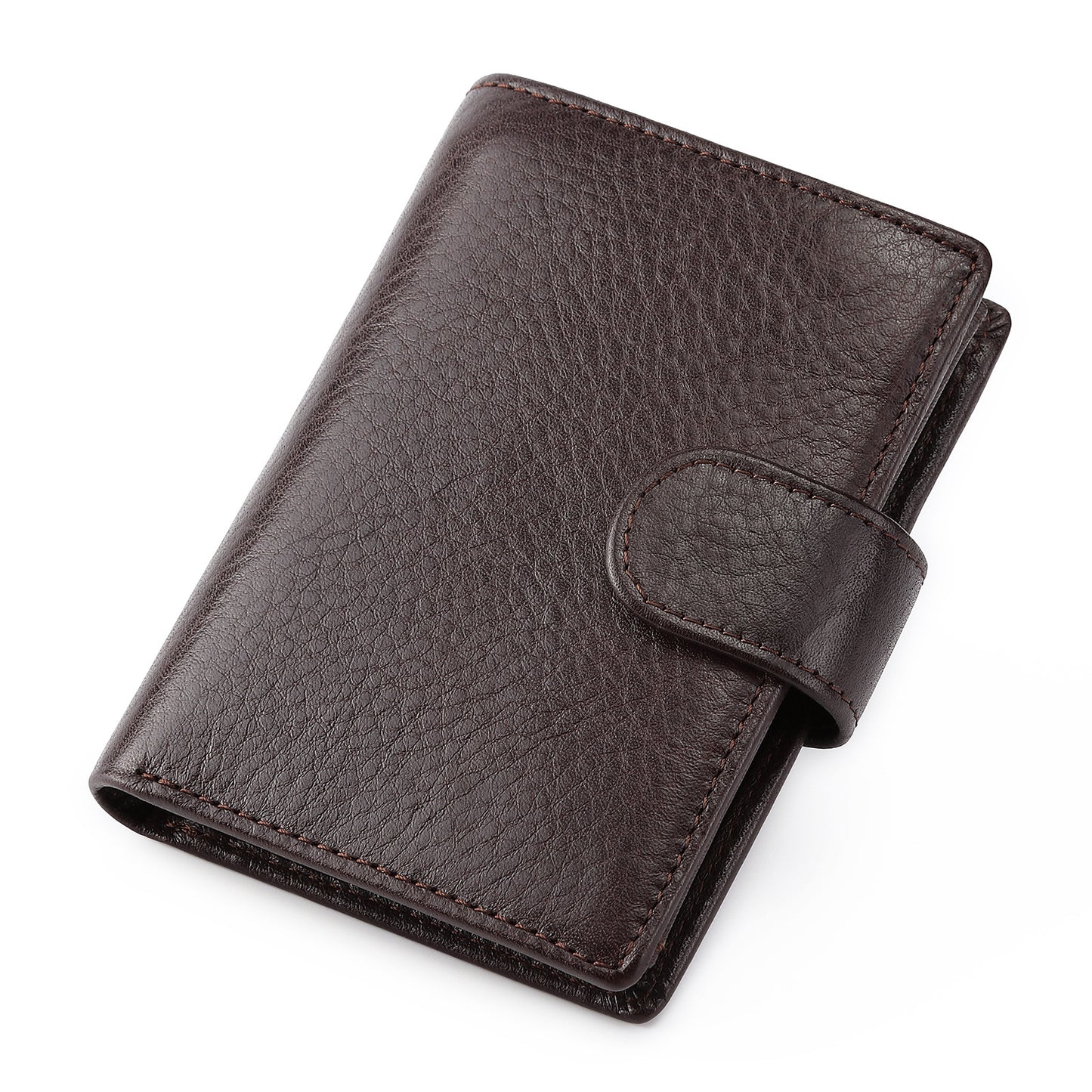 Men's Short Retro Style Genuine Leather First Men's Wallets