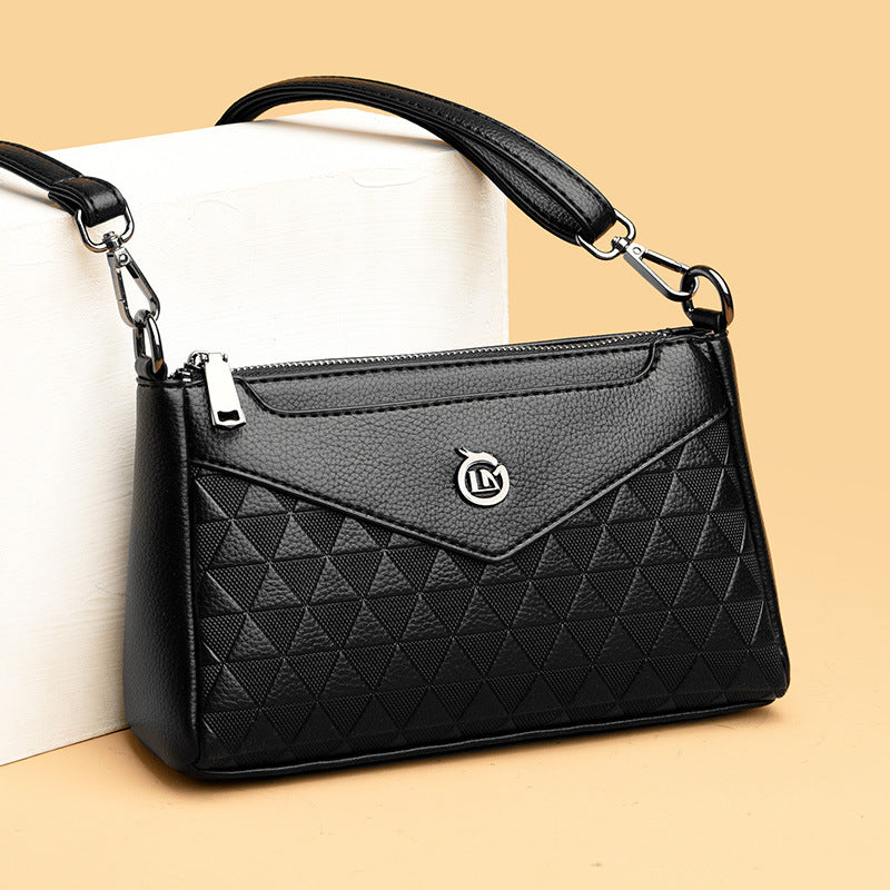 Women's Summer Fashion Rhombus Mobile Advanced Texture Bags