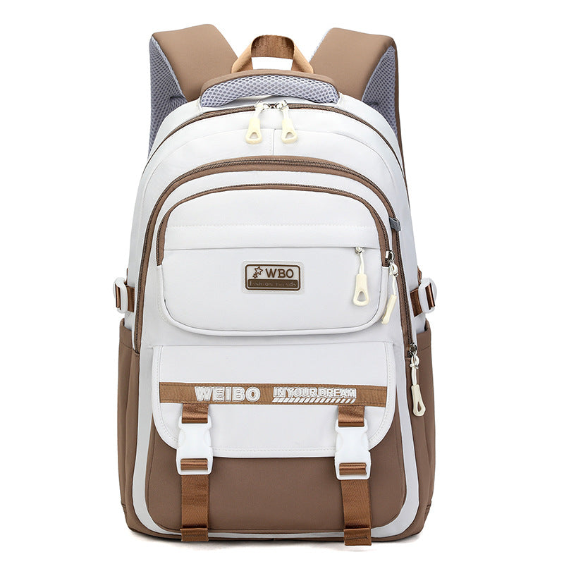 Slouchy Trendy Female Good-looking Large Capacity Middle School Students' Schoolbags
