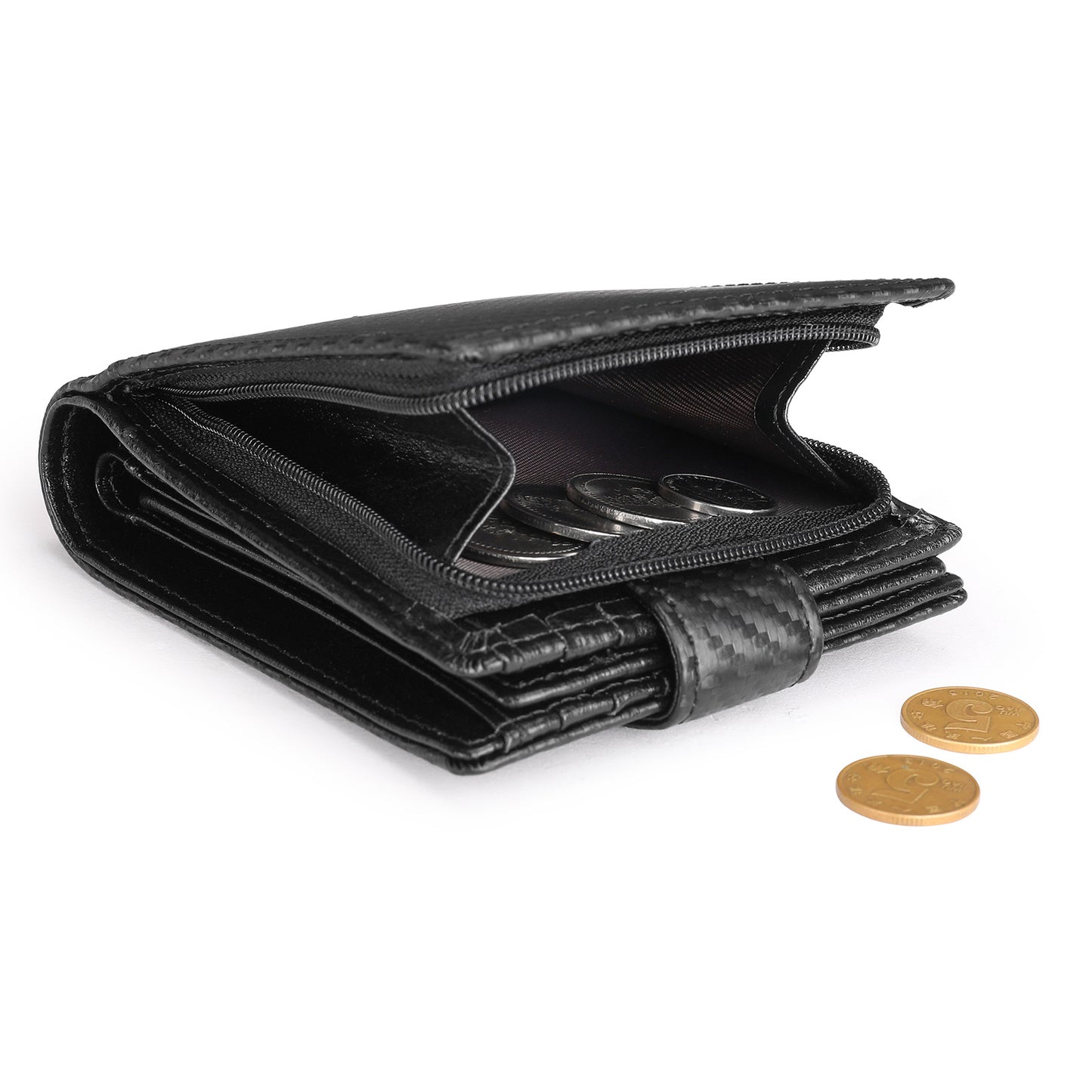 Men's Leather First Layer Cowhide Swiping Fashion Men's Wallets