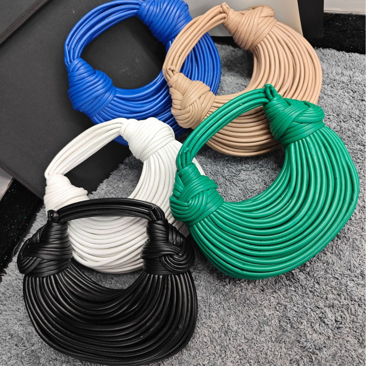 Women's Fashion High-grade Design Personalized Noodle Western Handbags