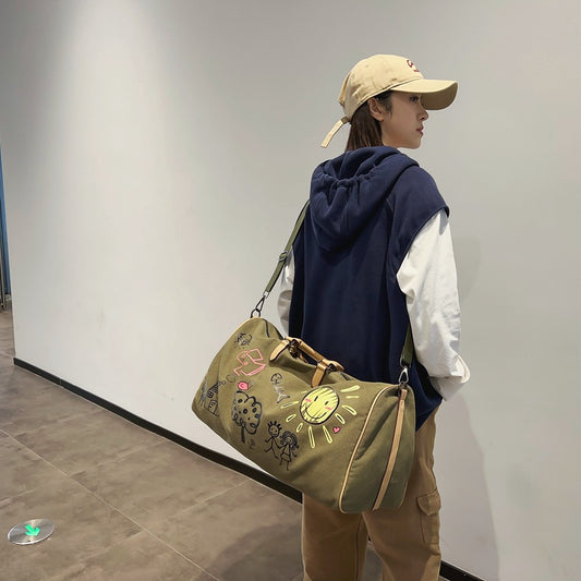 Women's & Men's & Large Capacity Yoga Buggy Short Travel Bags