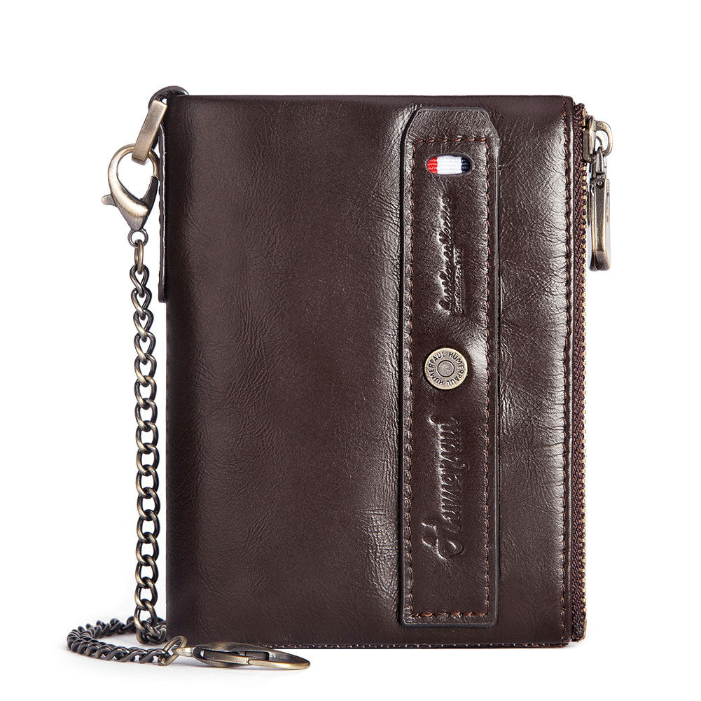 Men's Source Leather For Man First Layer Purses