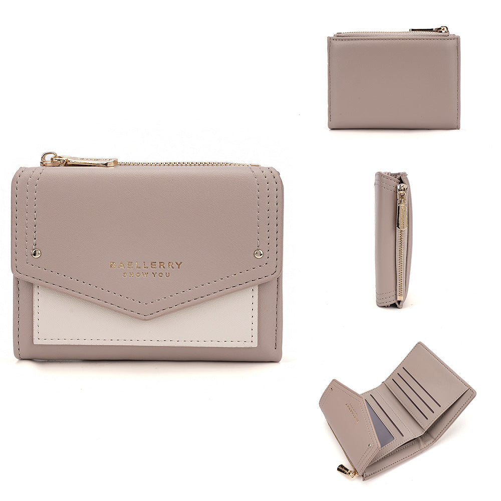 Women's Short Fashion Korean Multi Slots Ladies Wallet