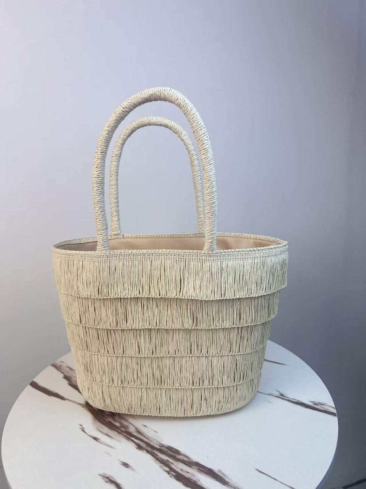 Handmade Mini Basket Beach Woven Light Women's Shoulder Bag