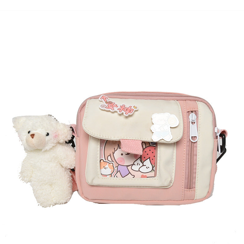 Canvas Female Korean Style Artistic Cute Women's Messenger Bag