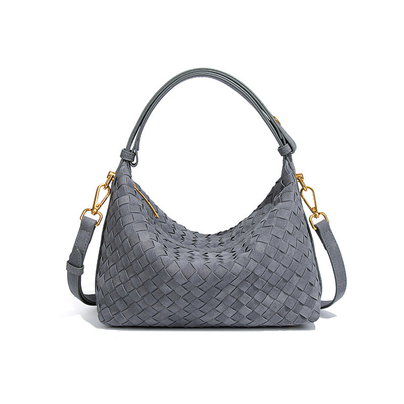 Women's Woven Lunch Box Niche High-grade Underarm Fashion Women's Handbag