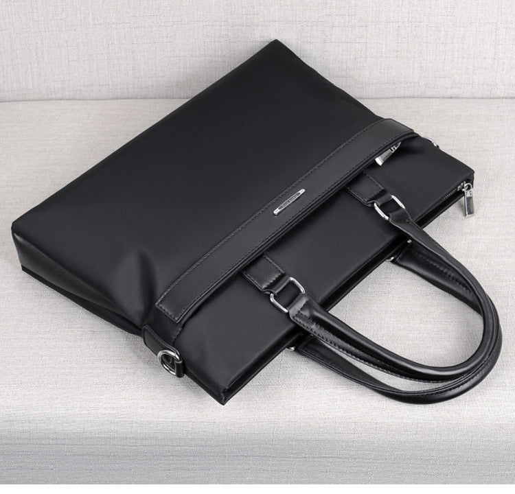 Men's Fashion Oxford Cloth Waterproof Hard-wearing Commuter Men's Briefcases