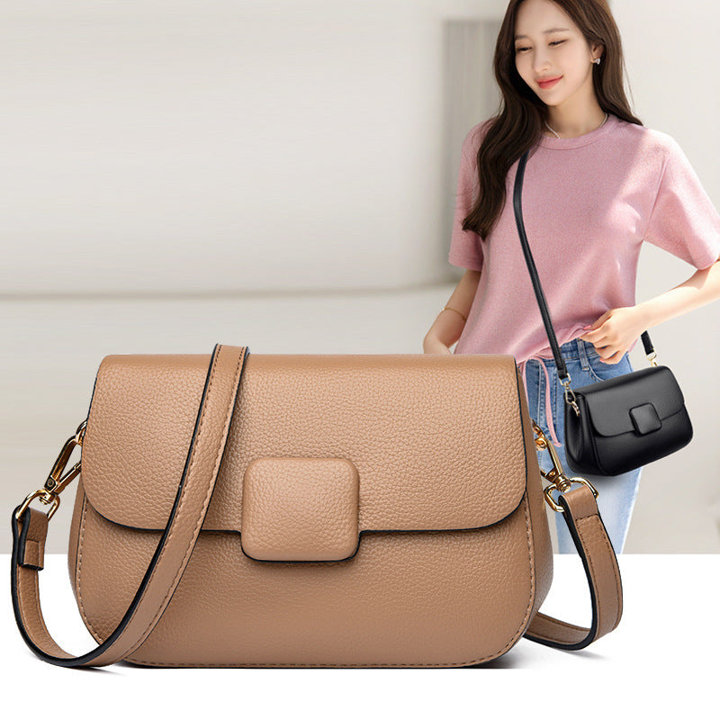 Women's Genuine Leather Niche Design High-grade Pattern Shoulder Bags