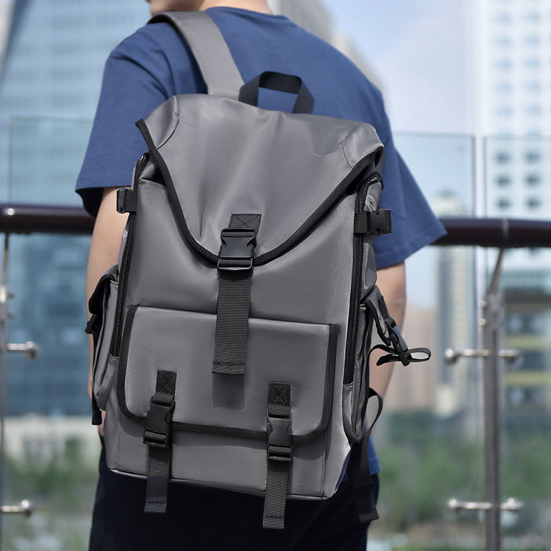 Men's Large Capacity Waterproof Computer College Mechanical Backpacks