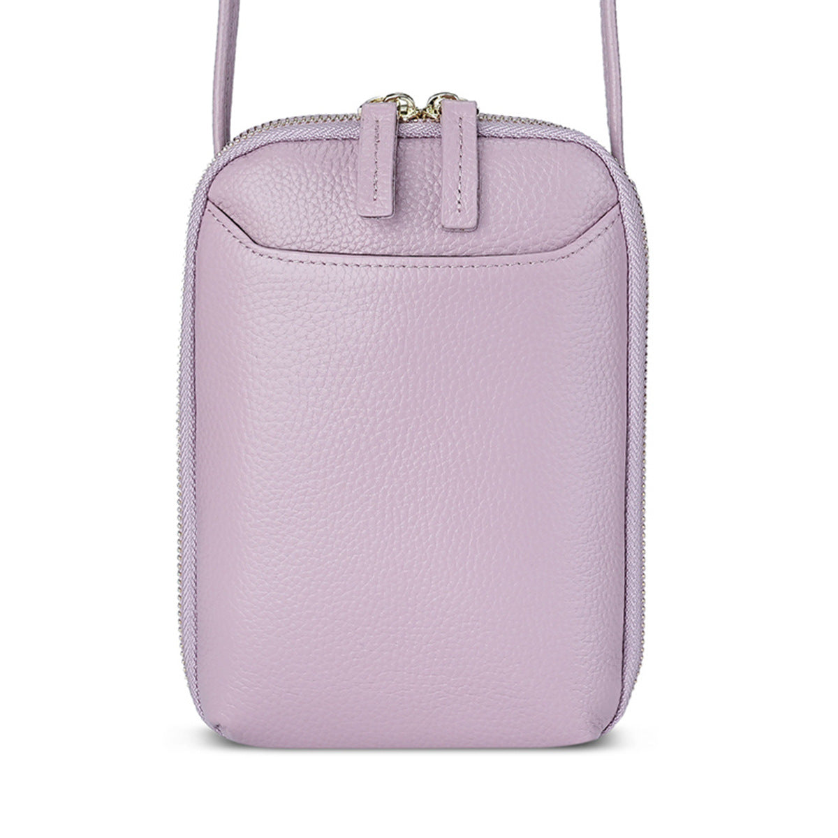 Women's First Layer Cowhide Simple Trend Mobile Mini Genuine Women's Shoulder Bag