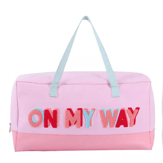 Capacity Leather Good-looking Embroidery Lightweight Storage Travel Bags