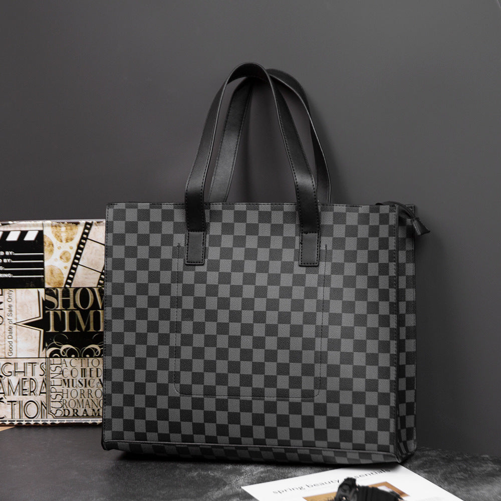 Men's Korean One Business Trip Computer Retro Men's Handbags