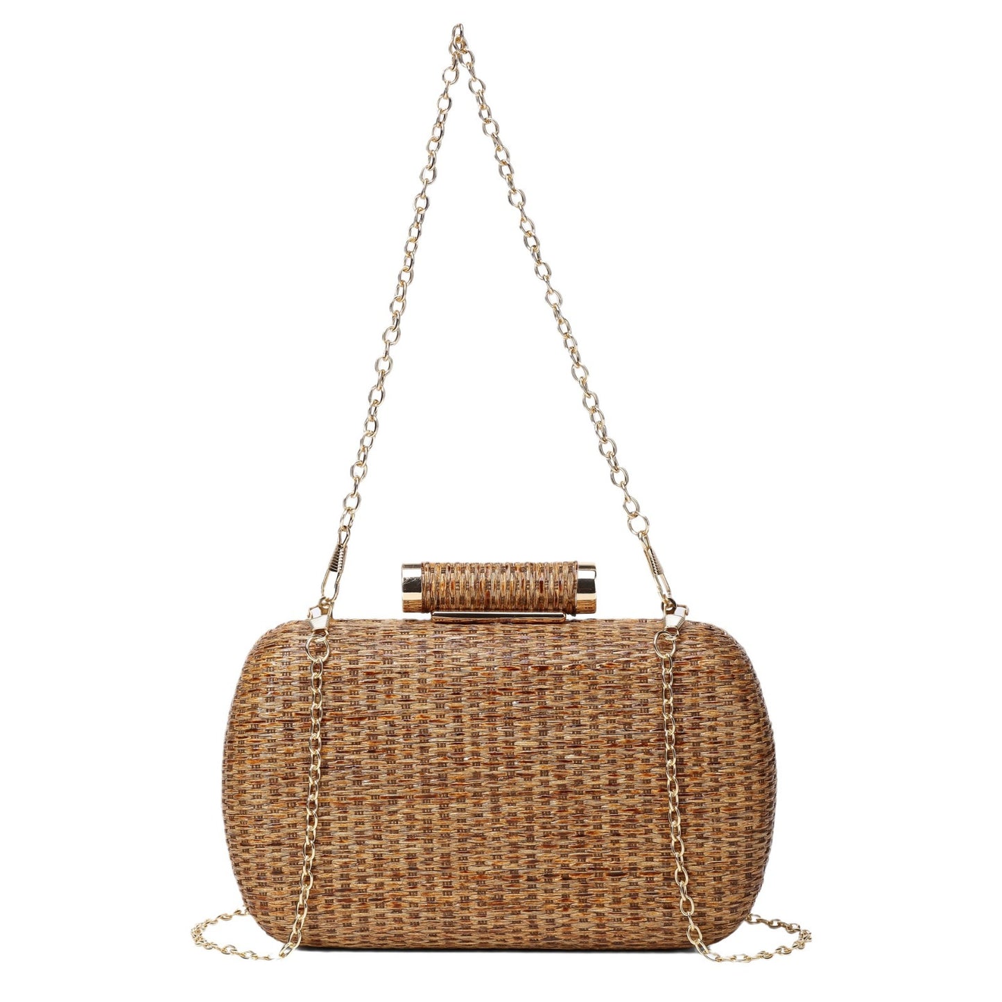 Women's Dinner Winter Straw Fashion Hand-woven Clutch Evening Bags