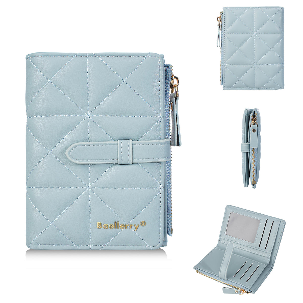 Women's Diamond Embroidery Thread Multi Slots Classic Ladies Wallet