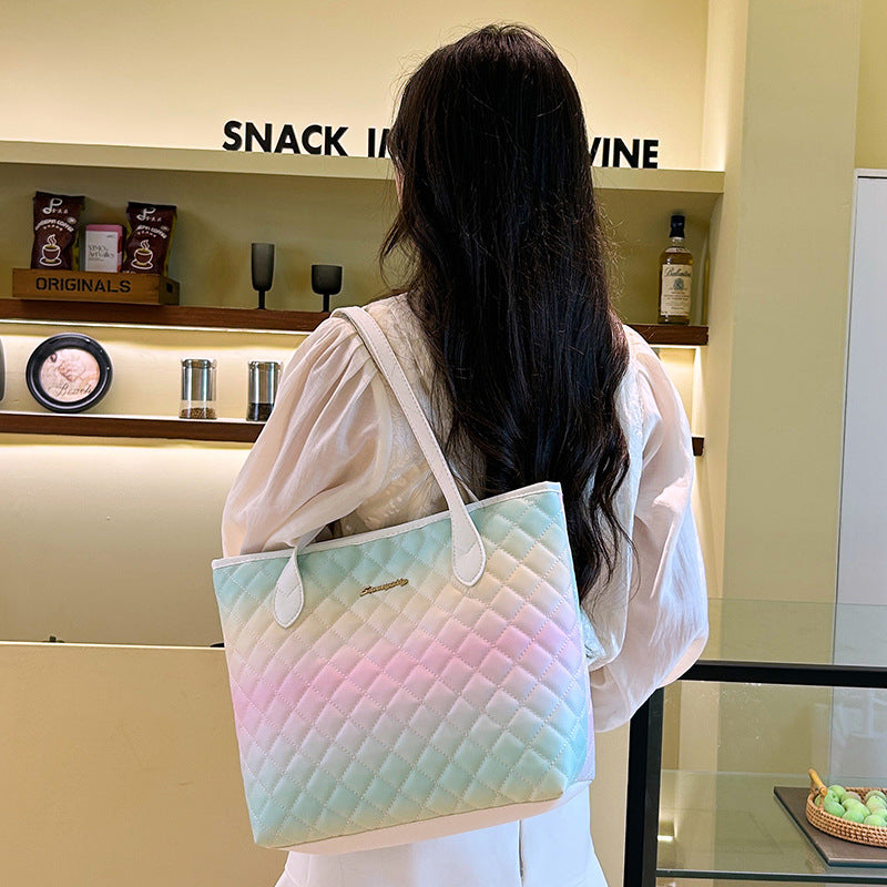 Summer Large Capacity Fashion Fresh Sweet Leisure Women's Shoulder Bag