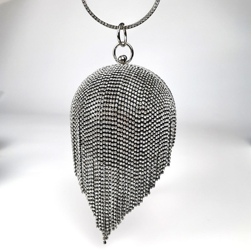 Tassel Clutch Rhinestone Ball Party Dress Bags