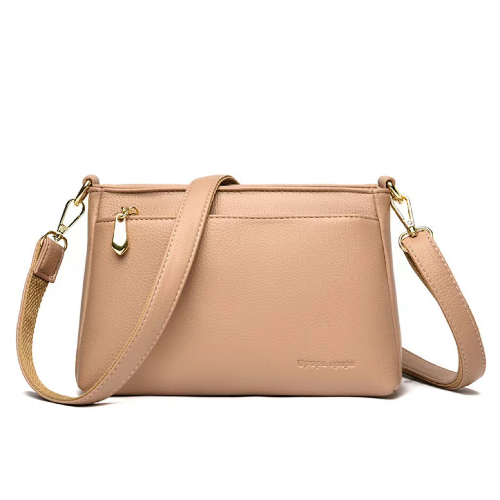Women's Fashionable Simple Lady Mom Solid Color Bags