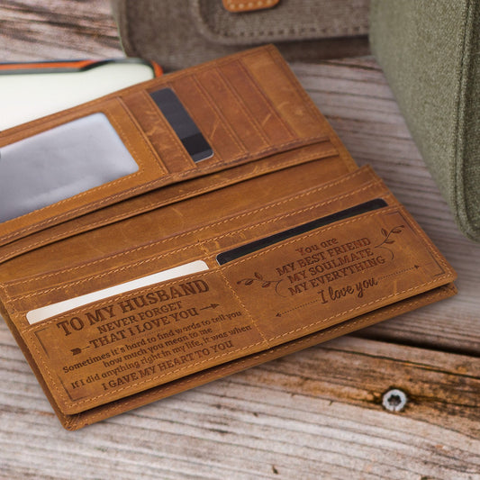 For Long Crazy Horse Leather Cowhide Men's Wallets