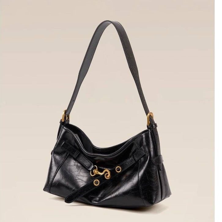 Women's Large Capacity Totes Cowhide Niche Senior Genuine Leather Bags