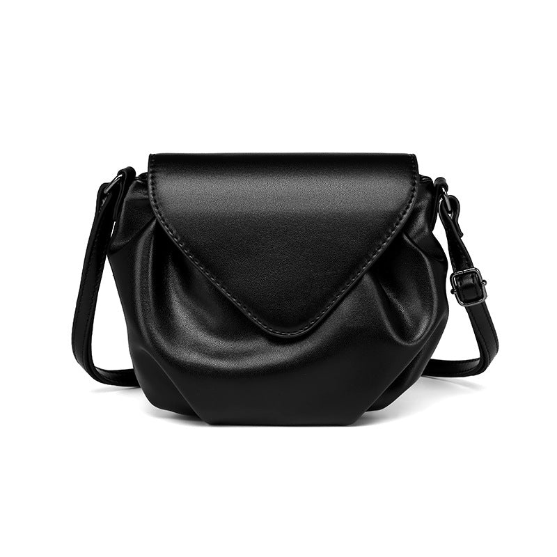 Women's Trendy High-grade Light Luxury Cloud Pleated Women's Messenger Bag