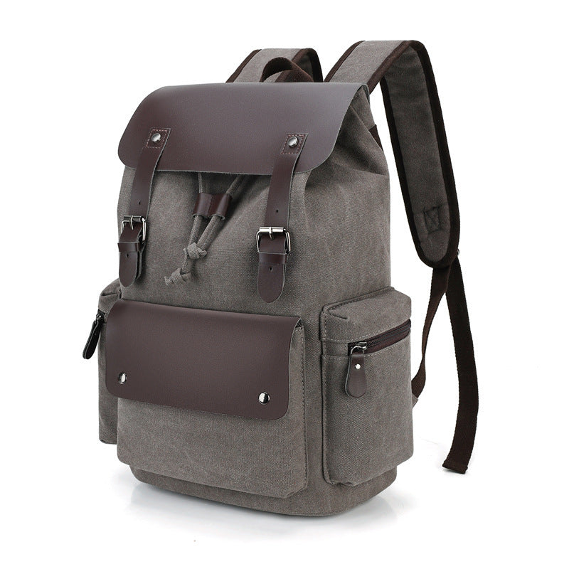 Men's Stylish Canvas Trend Large Capacity Backpacks
