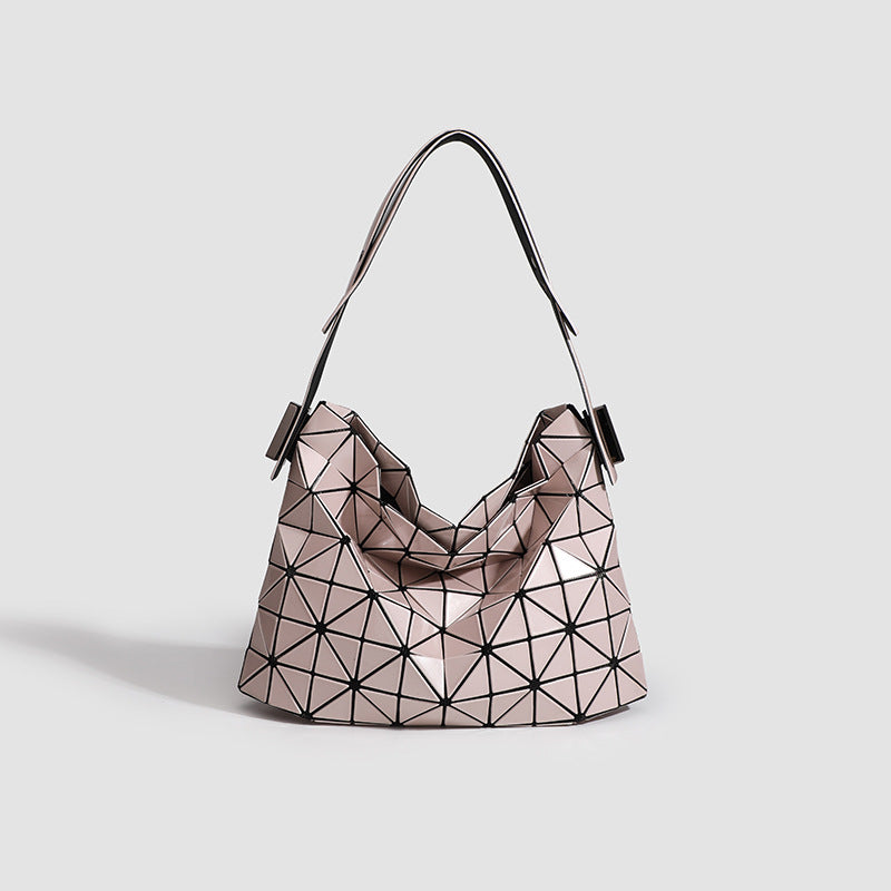 Trendy Style Underarm Commuter Geometric Rhombus Crossbody Bags