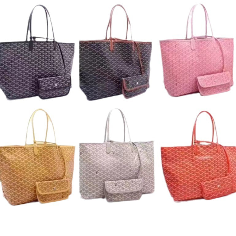 Women's Dog Teeth Large Capacity Shopping One Shoulder Bags