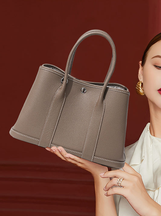 Women's Genuine Leather Portable Quality First Layer Handbags
