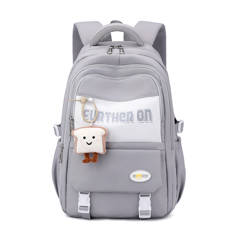 Junior High Female Waterproof Style Simple Middle School Students' Schoolbags