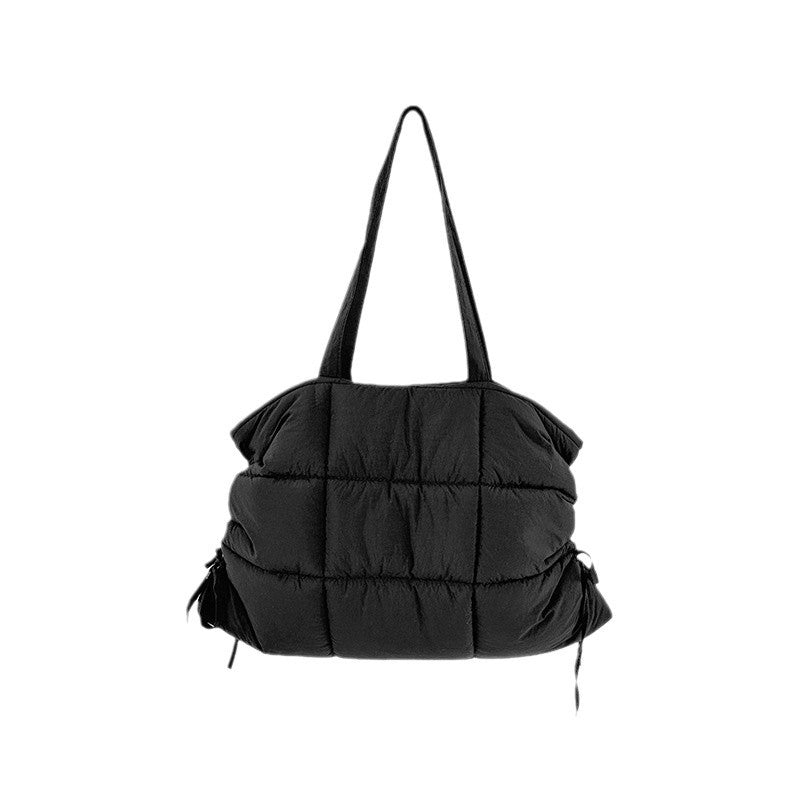 Winter Large Capacity Rhombus Feeding Cotton Bags