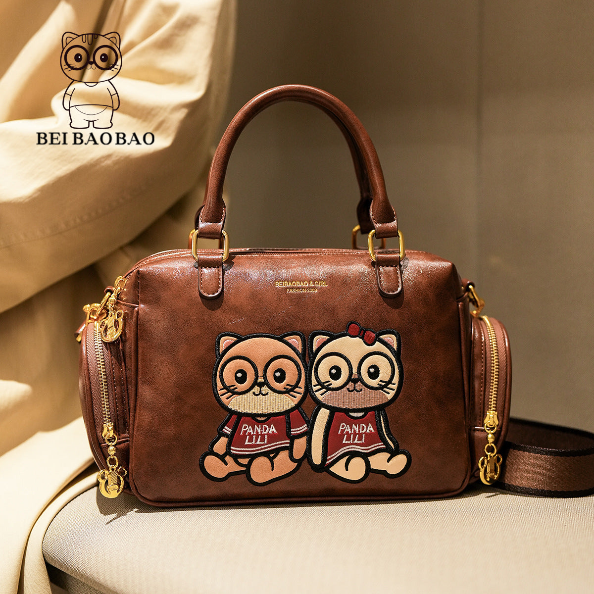 Women's Korean Style Traveling Shopping Portable Large Women's Messenger Bag