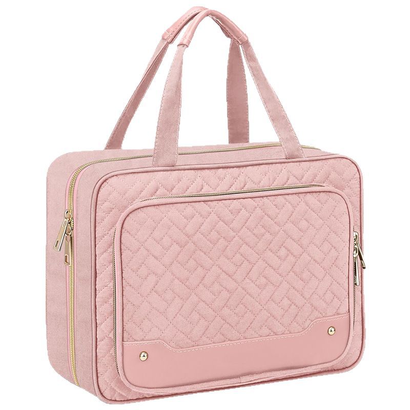 With Hook Jewelry Storage Large Partition Cosmetic Bags