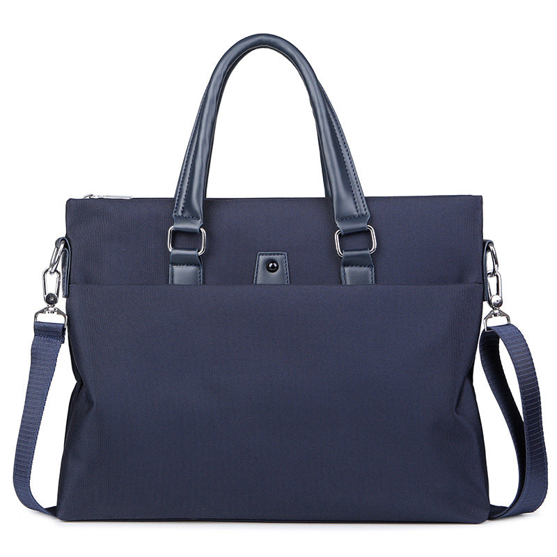 Men's Portable Horizontal Oxford Cloth Trendy Large Men's Briefcases