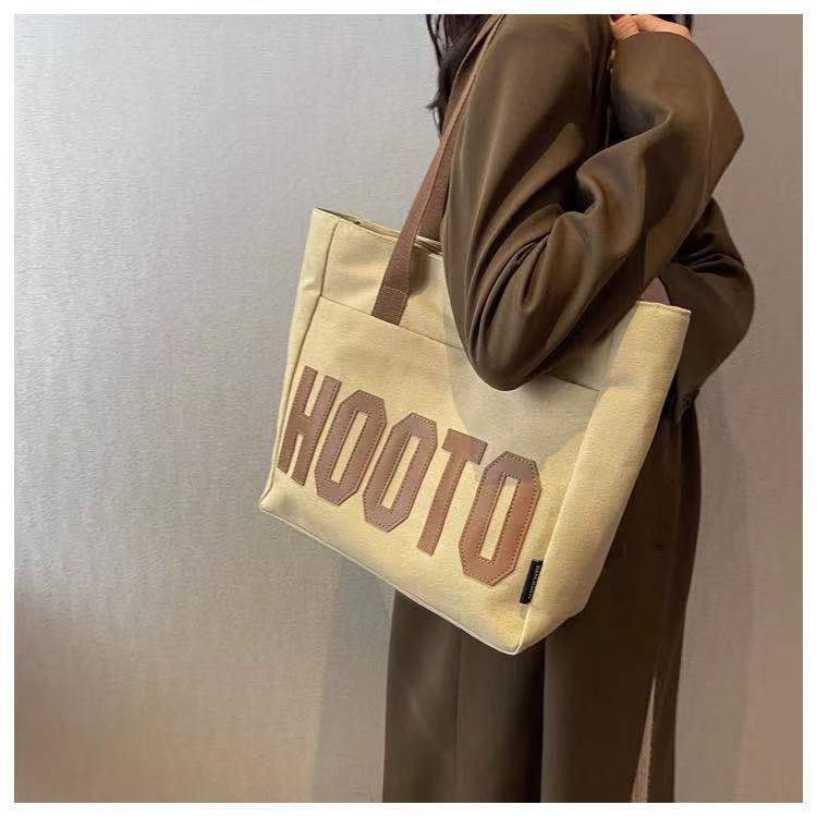 Large Capacity Canvas Female For Class Women's Shoulder Bag