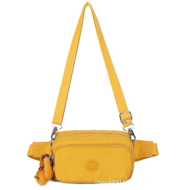 Women's & Men's & Monkey Light Canvas Fashion Trendy Waist Packs