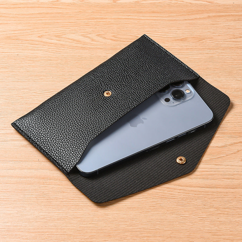 Women's Long Thin Clutch Simple Fashion Large Capacity Soft Leather Men's Wallet